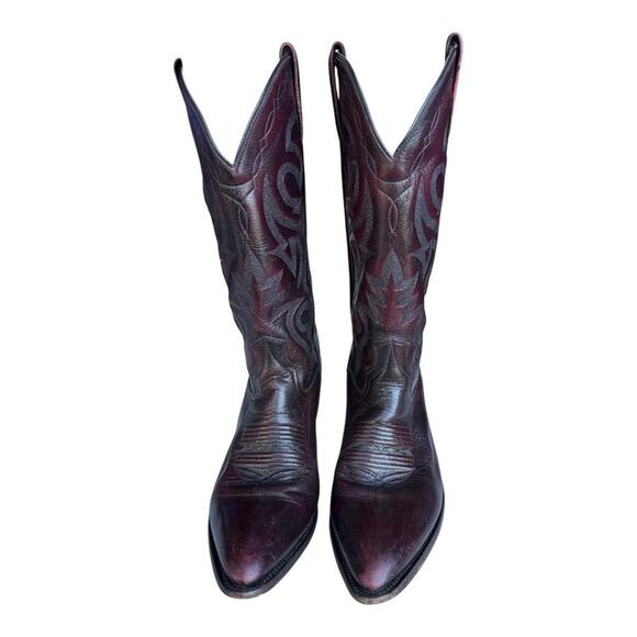 Dan Post Milwaukee Cowboy Boot Oxblood Men size 8 D - Picture 6 of 13